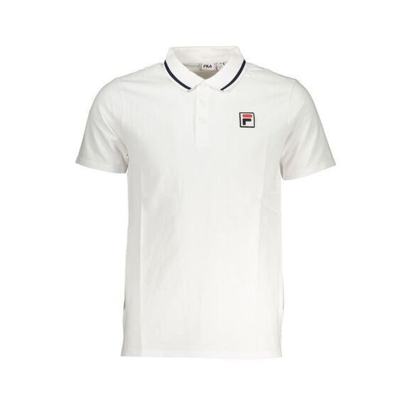 Fila White Cotton Men's Polo Men's Shirt